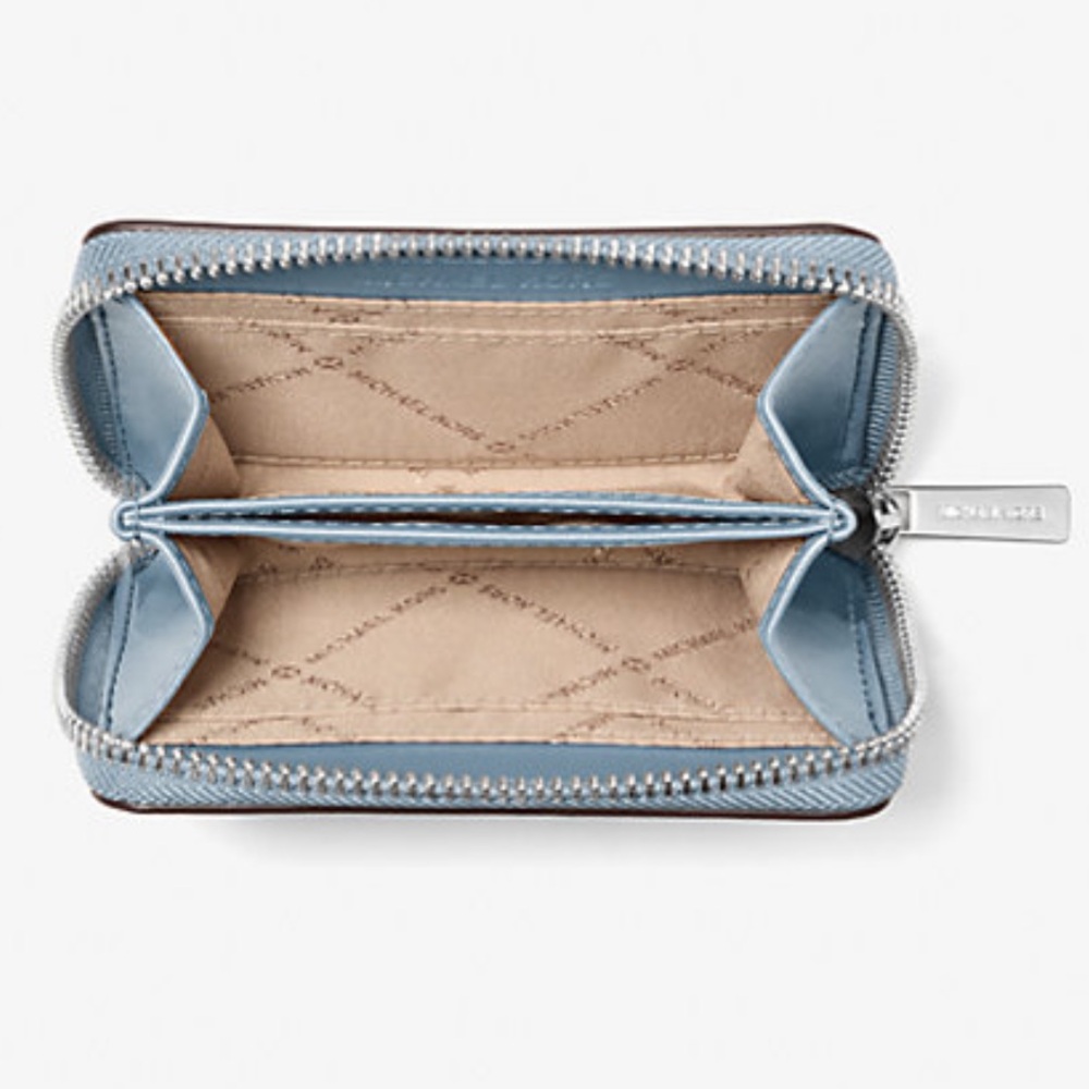 Michael Kors Jet Set Travel Medium Zip Around Color-Block Wallet Card Case
 NWT - Picture 2 of 16